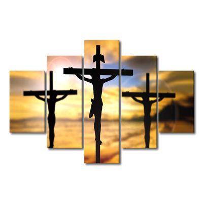 TUMOVO Jesus Christ Wall Decor for Bedroom Christian Religion Canvas Prints Wall Art Framed Art Wall Decor Bedroom Wall Art Canvas Artwork Wall Decor Gallery-Wrapped Posters and Prints, 60"x32"