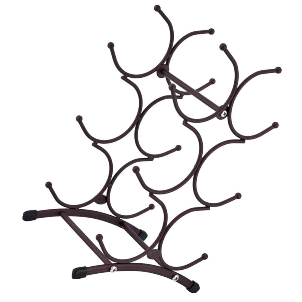 Alipis Iron Wine Holder Slot Rack Decorative Wine Display Stand for Home Kitchen Bar Rustic Design for Bottles for Restaurants and Hotels