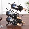 Alipis Iron Wine Holder Slot Rack Decorative Wine Display Stand for Home Kitchen Bar Rustic Design for Bottles for Restaurants and Hotels view 3