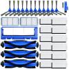 RoboVac 11S Replacement Part Compatible for Eufy RoboVac 11S, 15C, 30, 30C, 12, 35C, 25C, 15T Robotic Vacuums, 3 Rolling Brushes, 12 Filter Sets, 12 Side Brushes, 1 Rolling Brush Guard, 2 Pre Filters view 1