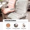 RUNLAIKEJI Office Chair Pillow, 17.7*31.4 inch, Plush Fabric, PP Cotton Filled, Non-Slip Tie Straps, Wide Applications view 4