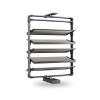 AVIMYA Spinning Shoe Rack, 360 Rotating Shoe Rack Cabinet With Doors, Space-Saving, 4 Shelves, Gray view 1