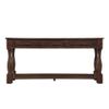 Merax Long Entryway Console Table with 3 Drawers and 1 Bottom Shelf, 63" Sofa Table for Living Room, Light Espresso view 3