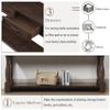 Merax Long Entryway Console Table with 3 Drawers and 1 Bottom Shelf, 63" Sofa Table for Living Room, Light Espresso view 4
