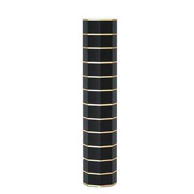 BXKCFYBSQ Shoe Rack Round Rotating Shoe Rack Tower Cabinet, Independent Metal Rotating Rack Shoe Cabinet, Home Living Room Entrance Multifunctional Cylindrical Stair Cabinet (Size : 35x35x169CM)