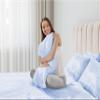 PURE ECO Luxurious 2 Piece Pillowcase Silk Satin Pillow Cover Standard Size, Long-Staple Soft & Silk Pillowcase for Hair and Skin, Envelope Closure(Standard 20" x 26", Light Blue) view 3