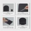 15 Pack Arch Acrylic Signs Blank with Stand for DIY Table Number, 6 x 4 Inch Black Acrylic Display Signs with Holders for Wedding,Party,Restaurant,Home,Office view 4