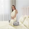 PURE ECO 6 Piece Satin Sheet Set Twin XL Size (39x80)+ 10 to 18 Inch Deep Pocket Ivory Color Twin Satin Bed Sheets Luxury Silky & Soft - 1 Fitted Sheet, 1 Flat Sheet, 4 Pillowcases view 3