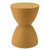 Refeng Hourglass Shaped Stool Plastic Modern Simple Nordic Style Household Round Stool for Bathroom Fitting RoomWhitePinkGinger(Ginger) view 1