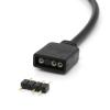 3-Pack 5V 3Pin ARGB 1 to 2 Female to Female ARGB Cables, 1-to-2 Addressable RGB Spliter Extension Cable with Male Pins, Used For Computer Chassis, CPU Heat Sink, And 5V ARGB Fans (11.8 Inches) view 4