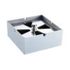Ashtray Personalized Square Stainless Steel Rotary Ashtray with Cover Windproof Ashtray Large Household Car Cigar ashtray (Size : 1) view 1