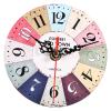 Artistic Inventive European Style Round Antique MDF Home Office Wall Clock Decoration New(Pattern: #5) view 1