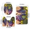 Bathroom Rugs Sets 3 Pieces,Non-Slip Absorbent Bath Mats,Washable Bathroom Carpets Decorations for Bathroom Tub Shower view 3