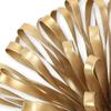 HomeRoots 5" Gold Metal Abstract Hand Painted Sculpture view 2