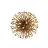 HomeRoots 5" Gold Metal Abstract Hand Painted Sculpture view 4