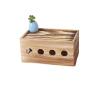 CLoxks Cable Management Box Junction Box Solid Wood Retro Simple Plug-in Wire Storage Box Socket Plug-in Board Box Power Cord Box Wire Storage Box (Size : 50cm) view 1