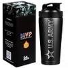 24oz Army Insulated Shaker Bottle - 24oz Water Bottle  Shaker Cup for Protein Shakes - US Army Gifts | Disabled Vet Owned Business | Army Shaker Cup view 3