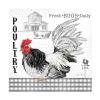 Trademark Fine Art Canvas Wall Art - Jean Plout 'Plaid Country Rooster C' Wall Art for Living Room, Bedroom, or Office Dcor 14 x 14 Inches view 1