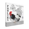 Trademark Fine Art Canvas Wall Art - Jean Plout 'Plaid Country Rooster C' Wall Art for Living Room, Bedroom, or Office Dcor 14 x 14 Inches view 4