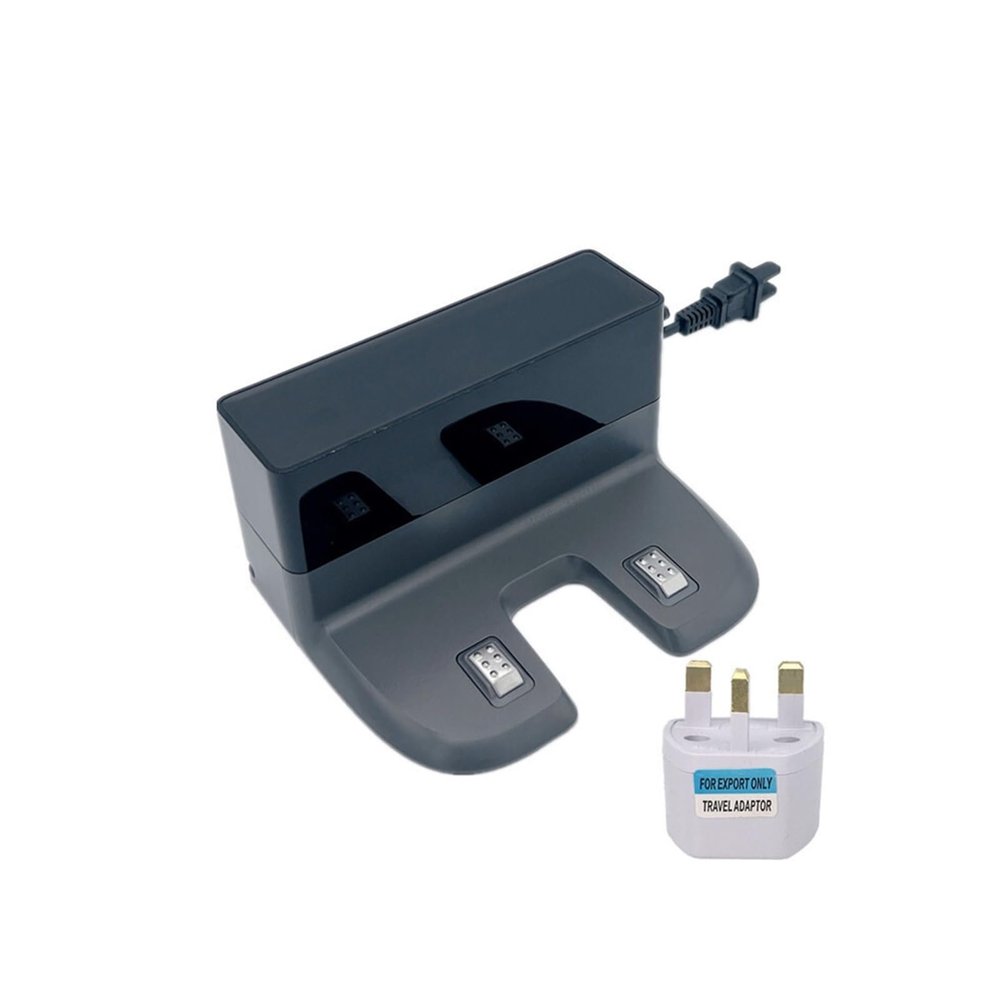 KAFTKO Vacuum Cleaner Charging Base. Compatible for Deebot OZMO T8 AIVI / T8+ / T9+ / N8+ / N8 Pro (Color : Dock add UK Adapter)
