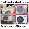 AC Cover, Air Conditioner Cover For Outside Units Insulated AC Cover With Sun Protection, Dust-proof Waterproof Window AC Protection Cover Universal Rainproof Air Conditioner Covers ( Size : 2P(85*26* view 4