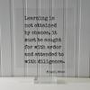 Abigail Adams Quote - Learning is not attained by chance it must be sought for with ardor attended diligence Education Teacher Gift Learning (No Frame (Table Stand - See Photo), 11x14 inches) view 3