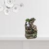 HomeRoots 11" Gray Polyresin Elephant Tabletop Fountain with Light view 2