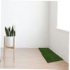 IMIKEYA Realistic Artificial Moss Turf Faux Plant for Indoor Outdoor Green Simulation Moss Mat Easy to Cut 50 * 50cm Grass Rug view 2