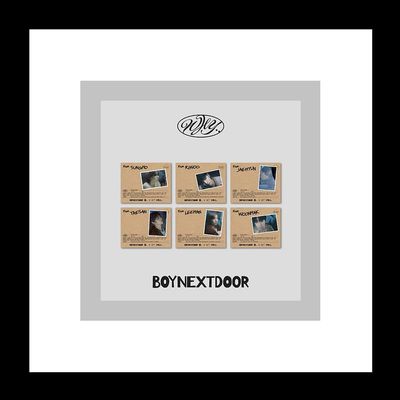 BOYNEXTDOOR WHY.. 1st EP Album CD+Folding poster on pack+Photo+Postcard+Photocard+Sticker+Tracking Sealed BND (LETTER RIWOO Version)