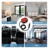 Steam Cleaner, 3 Brushes Powerful Inner Lining 2500W High Temperature Overload Protection for Cleaning Machine AC (US Plug 110V 12A) view 3