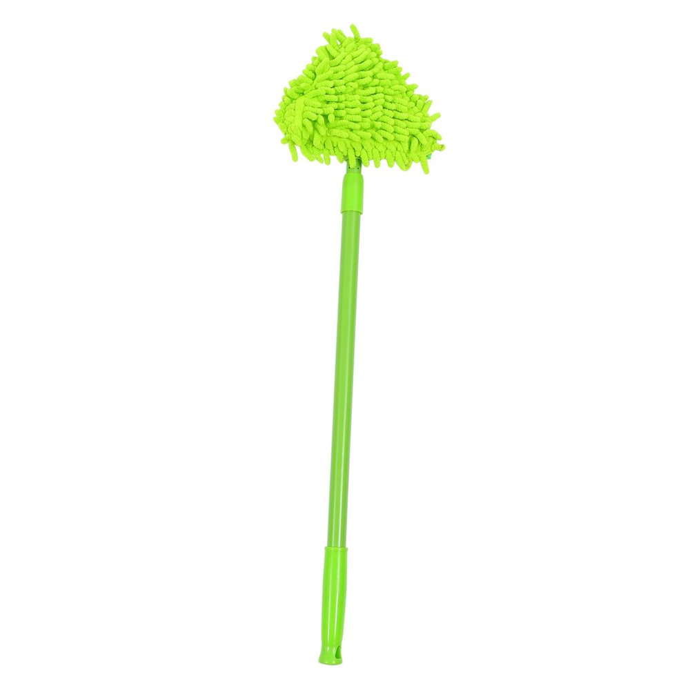 LALAFINA Triangular Extendable Mop for Efficient Floor and Window Cleaning Telescopic Pole for Hard Reach Areas Soft Lint Mop for Safe Use