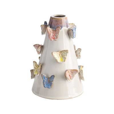 Vase Handmade Vase Decorations, Home Ceramic Creative Decorations, Handicrafts, Hydroponic Flower Sets Suitable for Dining and Living Room Home decoratio (Color : Brass)