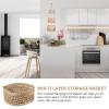 Angoily Hanging Fruit Basket Woven Storage Organizer for -saving Vegetable Holder for Easy Access and Air Circulation Design for Use view 3