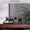 AETVRNI Wall Street Bull & Bear Statue - Bronze Patina Resin Stock Market Decor, Charging Sculpture Gifts for Market Lovers view 2