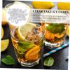 HOOTNEE Decorative Fake Ice Cubes Acrylic Ice Cubes Fake for Beverage Photography view 3