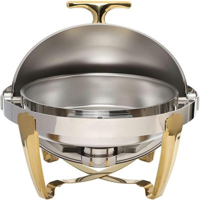 Buffet Server and Heater - Buffet Plate with Lid, Hotpot Buffet Setting, Food Heater for Party Buffet, Table Buffet Heater. Hostess Trolley Food Heater