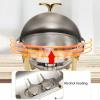 Buffet Server and Heater - Buffet Plate with Lid, Hotpot Buffet Setting, Food Heater for Party Buffet, Table Buffet Heater. Hostess Trolley Food Heater view 4