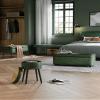 VASAGLE EKHO Collection - Storage Ottoman Bench, Entryway Bedroom Bench, 25 Gallons, Synthetic Leather with Stitching, Mid-Century Modern, Safety Hinges, Loads 660 lb, Forest Green ULOM075C01 view 2