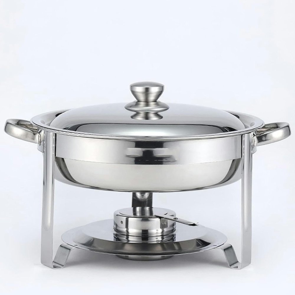 Food Heaters - Party Buffets, Hot Pot Buffet Sets, Stainless Steel Buffet Servers and Heated Trays, Hot Plate Buffet Sets, Servers with Lids, Folding Stands