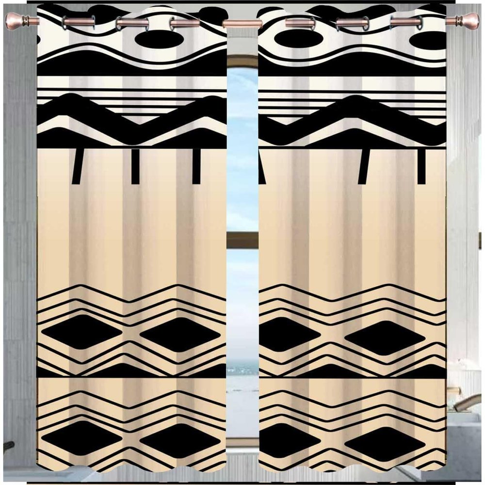 ZYMECH Cream Coloured Paraban para Dividir Espacio,Vintage Texture Sliding Room Dividers Large Window 110in Width by 96in Height