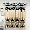 ZYMECH Cream Coloured Paraban para Dividir Espacio,Vintage Texture Sliding Room Dividers Large Window 110in Width by 96in Height view 2