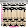 ZYMECH Cream Coloured Paraban para Dividir Espacio,Vintage Texture Sliding Room Dividers Large Window 110in Width by 96in Height view 3