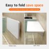 SAHUL Wall Mounted Folding, Heavy Duty Wall Mounted Table with Bracket, for Laundry Room, Kitchen, Home Bar, Kitchen & Dining Room Office Multifunctional Table 80x40cm/31.5x16in Black view 3