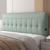 ZZYK Headboard Rest Cushion Wall Pillow,Wipeable Lumbar Cushion Bed Backrest Collision Upholstered Reading Pillow Removable Cover for Sofa Bed Bunk Bed,Green1,Full/47.2x23x2In view 1