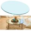 SAGIDAR Table Round Glass Table Top Tempered Glass, Clear Round Table Glass Top, 350MM 400MM 500MM Kitchen Dining Table Top, Glass Coffee Round Wood Table Round Glass Table Tops view 1