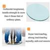 SAGIDAR Table Round Glass Table Top Tempered Glass, Clear Round Table Glass Top, 350MM 400MM 500MM Kitchen Dining Table Top, Glass Coffee Round Wood Table Round Glass Table Tops view 3