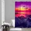 JIAMELUCK Seaside Beach Sunset Dusk Waterproof Shower Curtain Bathroom Fabric Polyester Shower Curtains Bath Decor Curtain 80x180cm(31" Wx71 H) view 3