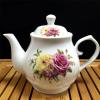 123Arts Small Teapot, Flower Teapot, Ceramic Tea Pot, Small Tea Pot for 1 Person Use,13oz,400ml view 3