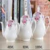 123Arts Small Teapot, Flower Teapot, Ceramic Tea Pot, Small Tea Pot for 1 Person Use,13oz,400ml view 4