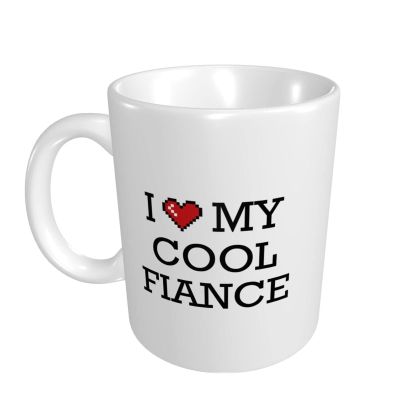 Abipuir Coffee Mugs Women I Love My Cool Fiance Mug Mugs For Men Novelty Gifts